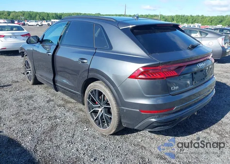 2020 Audi Q8 Prestige 55 Tfsi Quattro Tiptronic из США, поврежденный, VIN WA1FVAF10LD005451